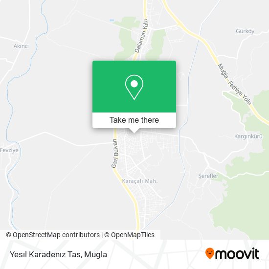 Yesıl Karadenız Tas map