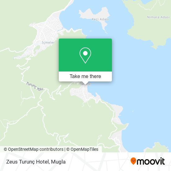 Zeus Turunç Hotel map