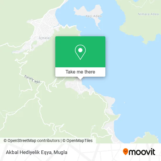 Akbal Hediyelik Eşya map