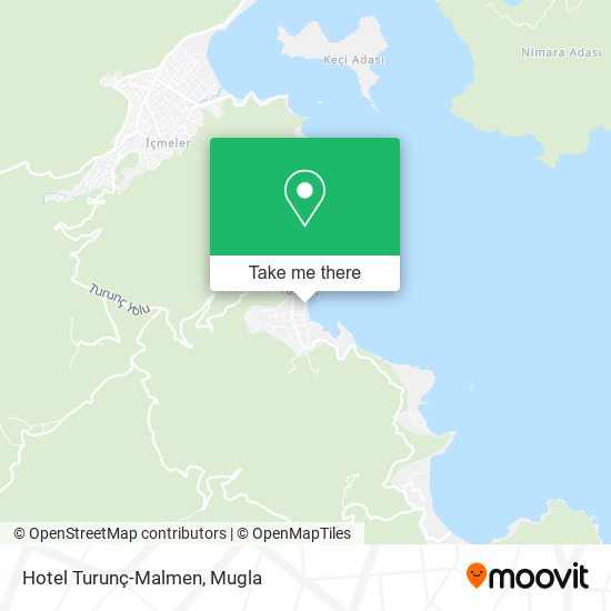 Hotel Turunç-Malmen map