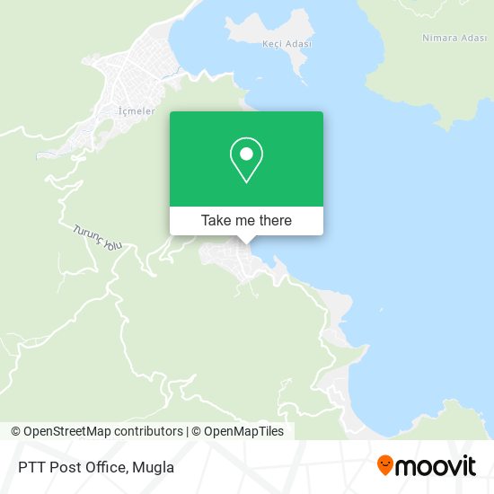 PTT Post Office map