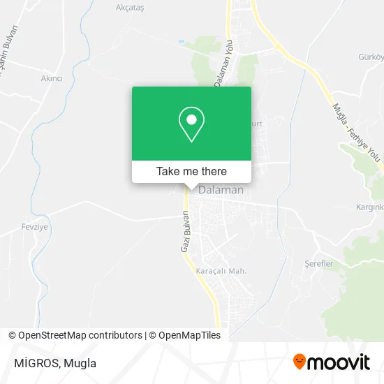 MİGROS map