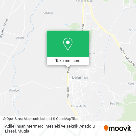 Adile İhsan Mermerci Mesleki ve Teknik Anadolu Lisesi map