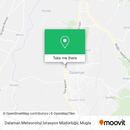 Dalaman Meteoroloji İstasyon Müdürlüğü map