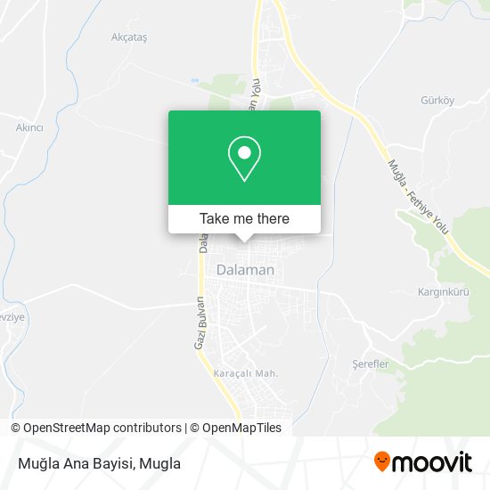 Muğla Ana Bayisi map