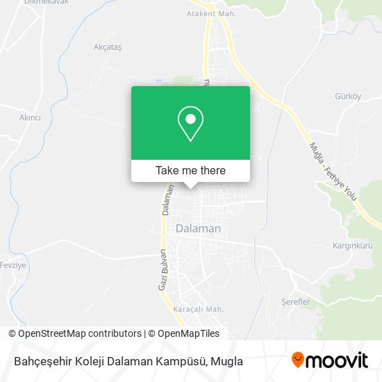 Bahçeşehir Koleji Dalaman Kampüsü map