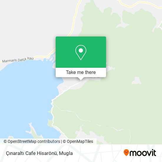 Çınaraltı Cafe Hisarönü map