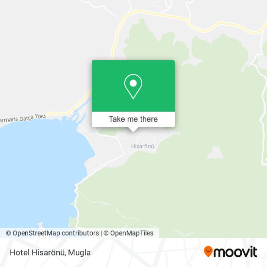 Hotel Hisarönü map