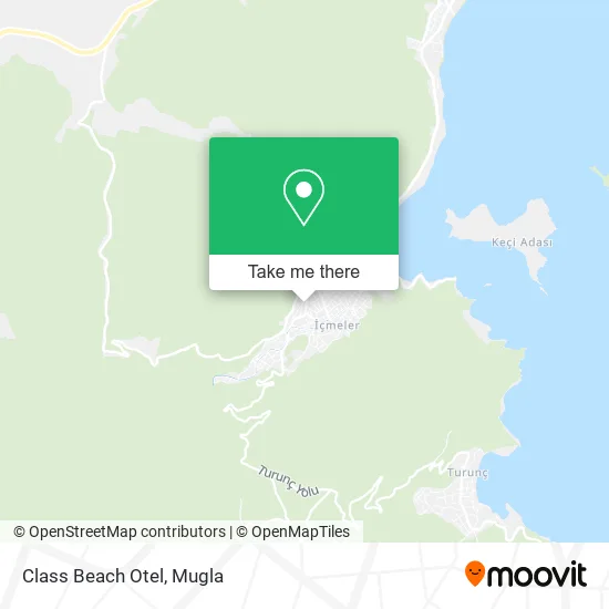 Class Beach Otel map