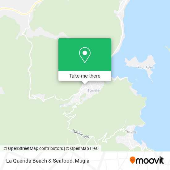 La Querida Beach & Seafood map