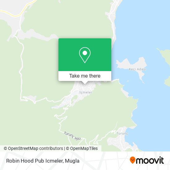 Robin Hood Pub Icmeler map