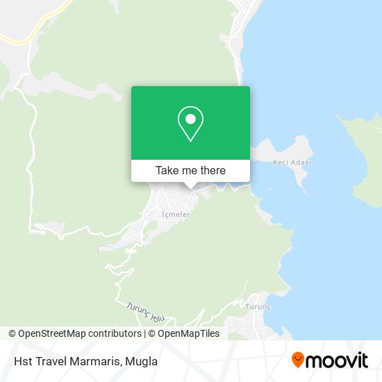 Hst Travel Marmaris map