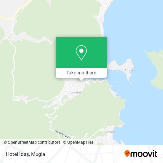Hotel İdaş map