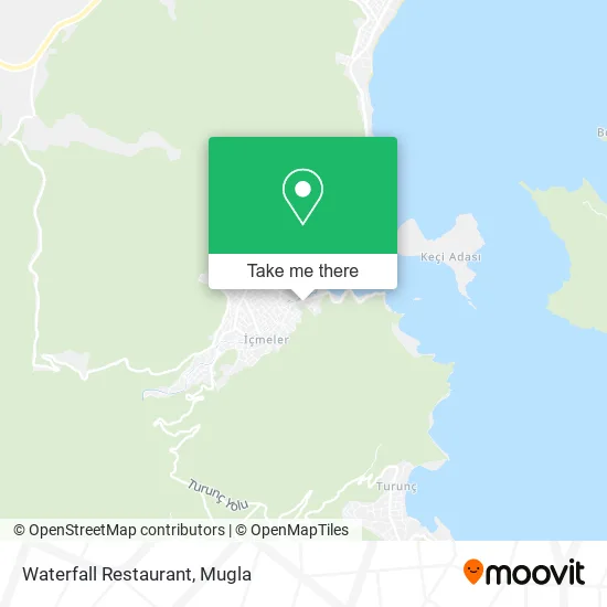 Waterfall Restaurant map