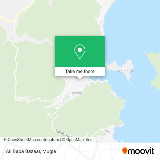 Alı Baba Bazaar map