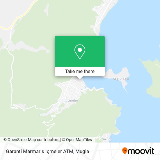 Garanti Marmaris İçmeler ATM map