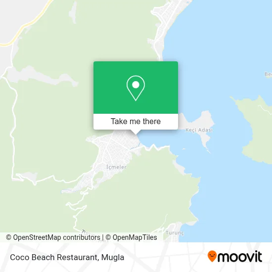Coco Beach Restaurant map