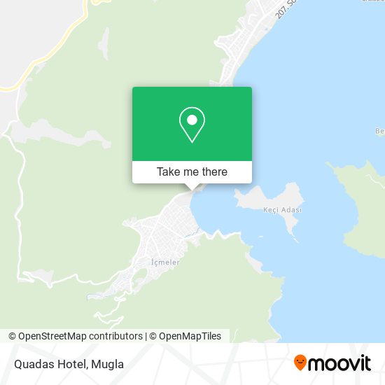 Quadas Hotel map