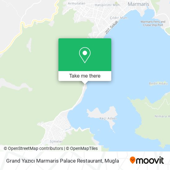 Grand Yazıcı Marmaris Palace Restaurant map