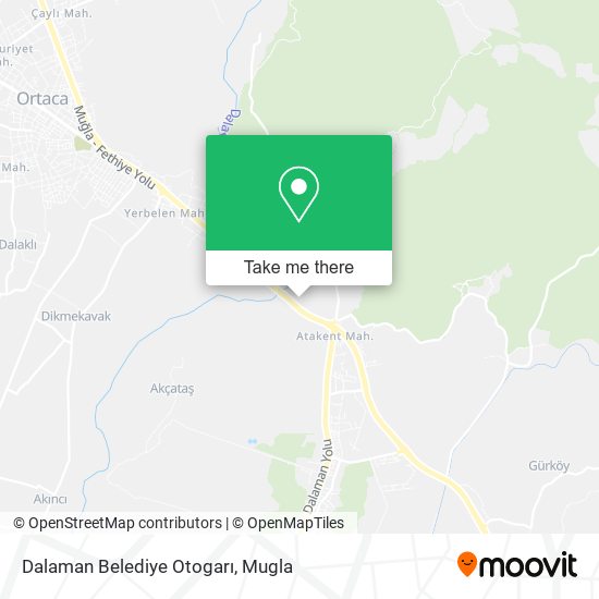 Dalaman Belediye Otogarı map