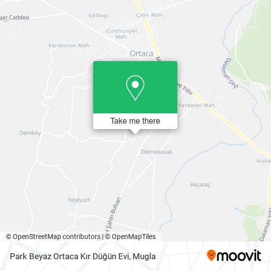 Park Beyaz Ortaca Kır Düğün Evi map