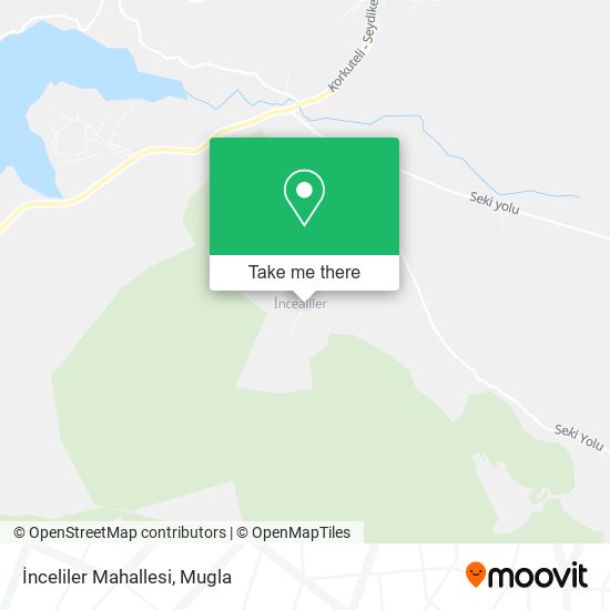 İnceliler Mahallesi map