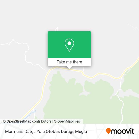 Marmaris Datça Yolu Otobüs Durağı map