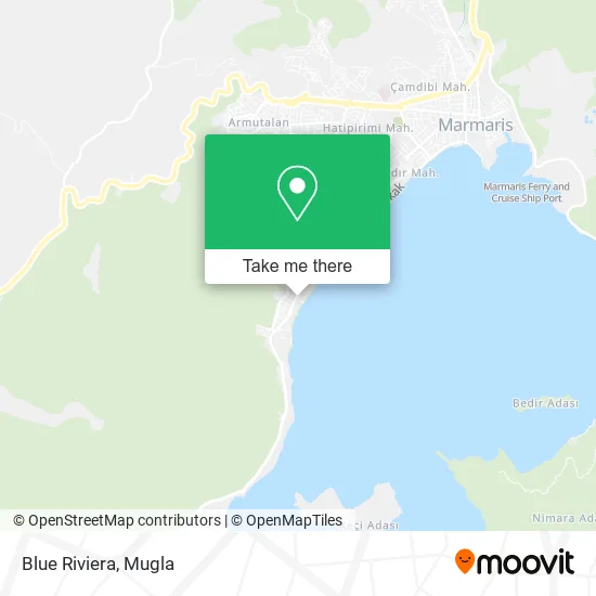 Blue Riviera map