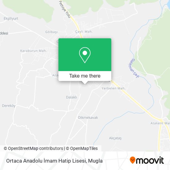 Ortaca Anadolu İmam Hatip Lisesi map