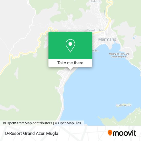 D-Resort Grand Azur map