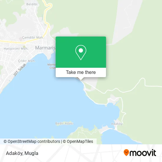 Adaköy map