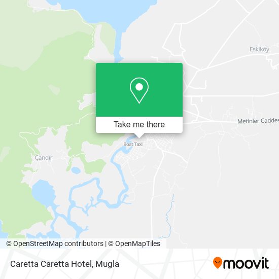 Caretta Caretta Hotel map