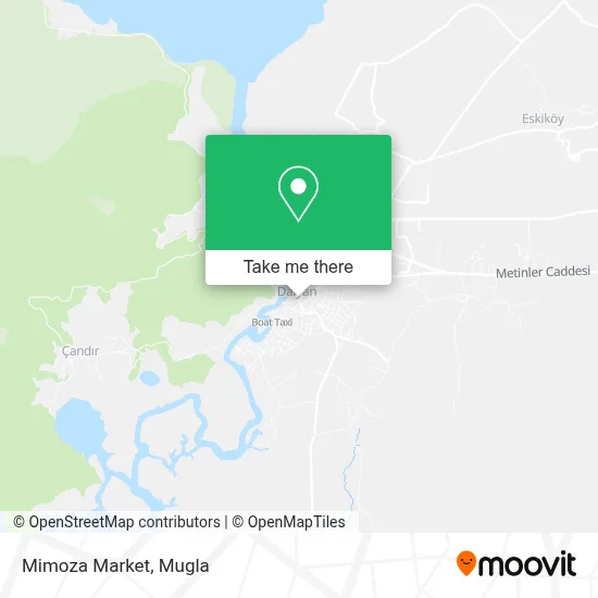 Mimoza Market map