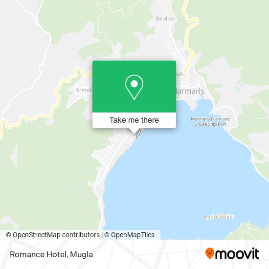 Romance Hotel map