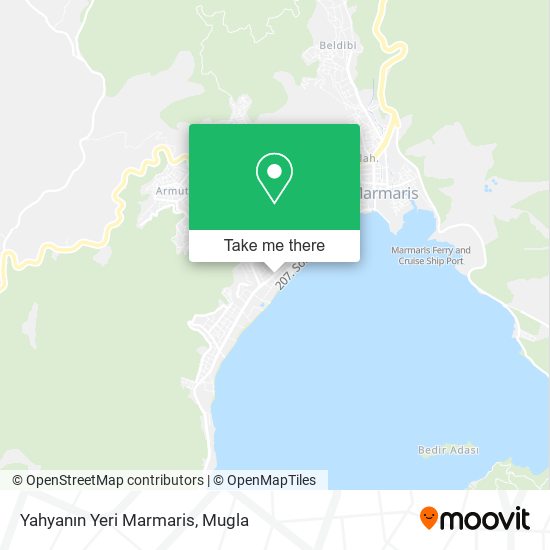Yahyanın Yeri Marmaris map
