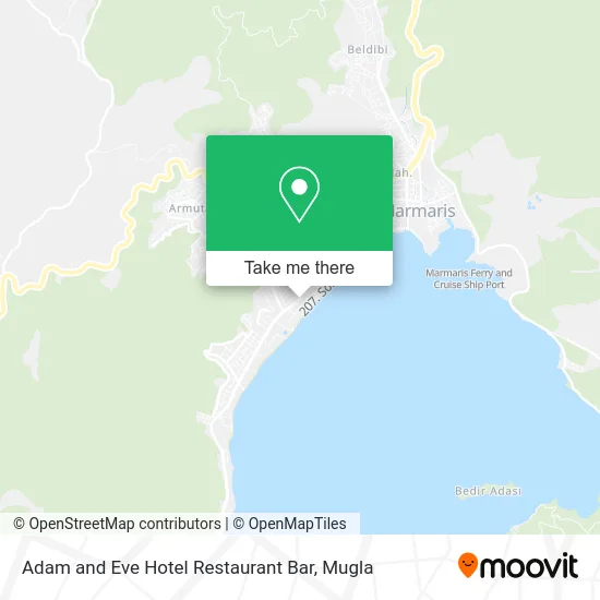 Adam and Eve Hotel Restaurant Bar map