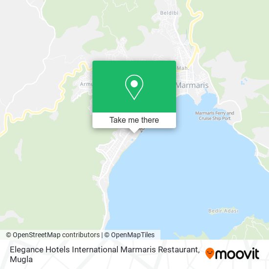 Elegance Hotels International Marmaris Restaurant map