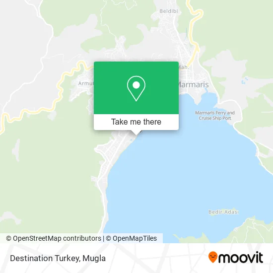 Destination Turkey map