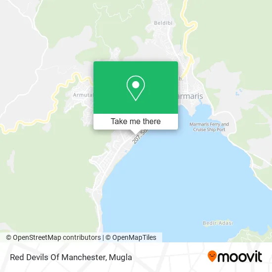 Red Devils Of Manchester map