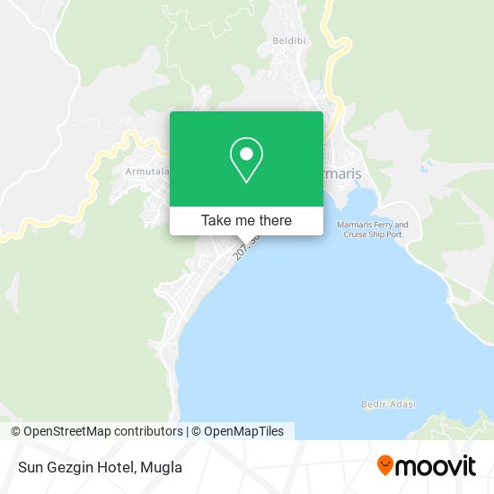 Sun Gezgin Hotel map