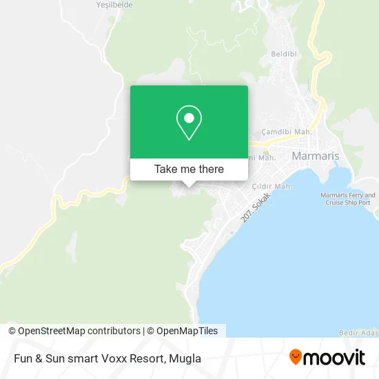 Fun & Sun smart Voxx Resort map