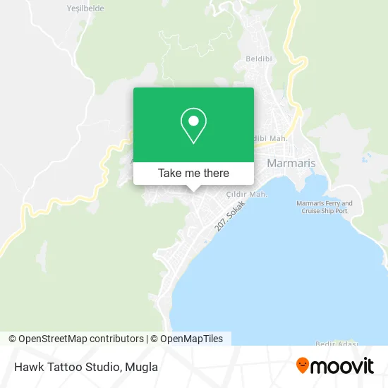 Hawk Tattoo Studio map