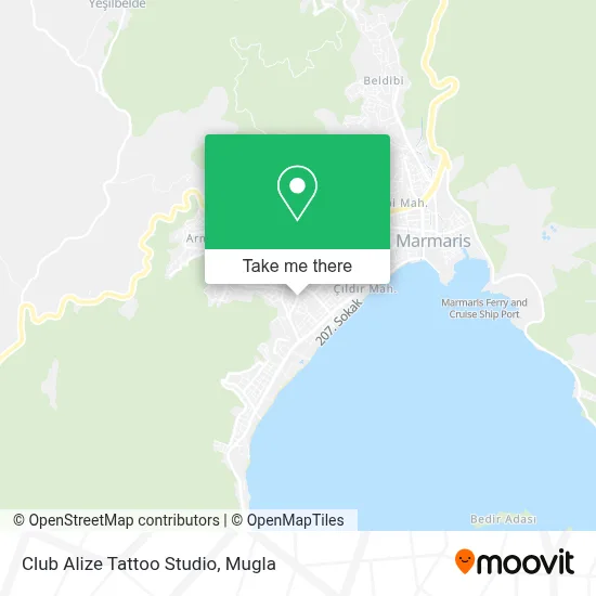 Club Alize Tattoo Studio map