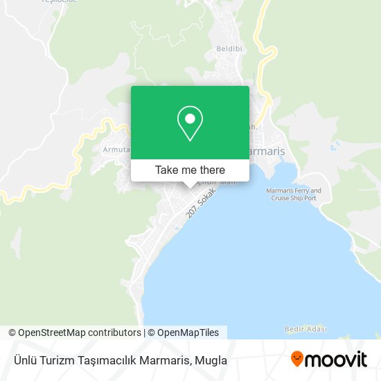 Ünlü Turizm Taşımacılık Marmaris map