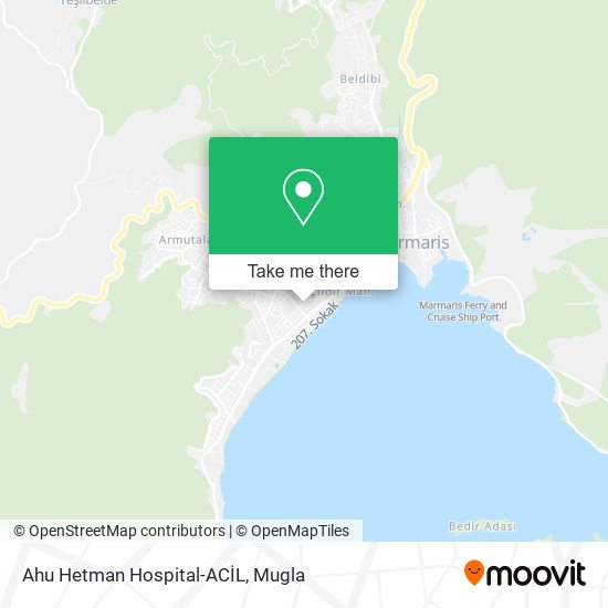 Ahu Hetman Hospital-ACİL map