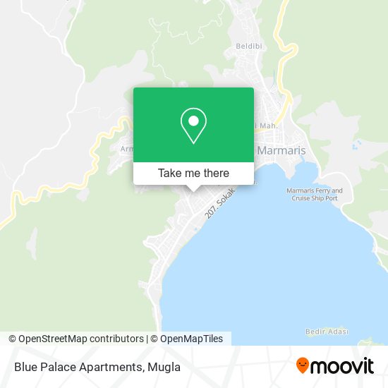 Blue Palace Apartments map