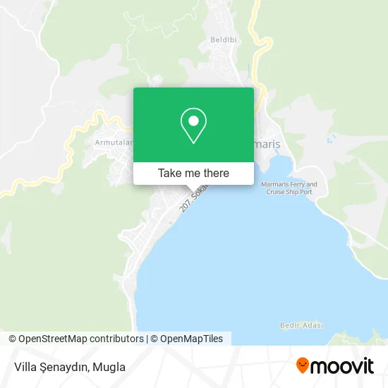 Villa Şenaydın map