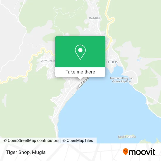 Tiger Shop map