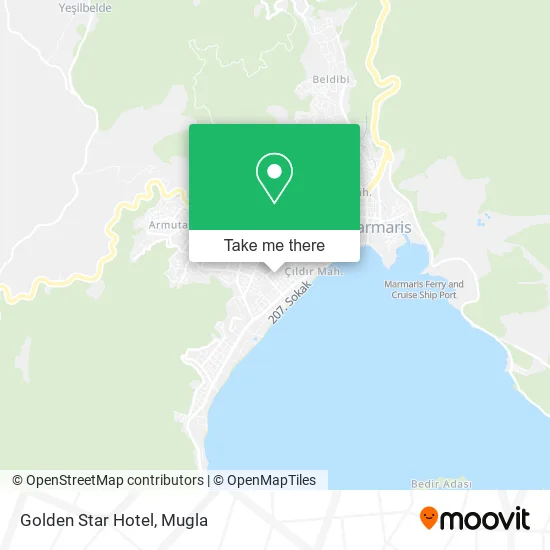 Golden Star Hotel map