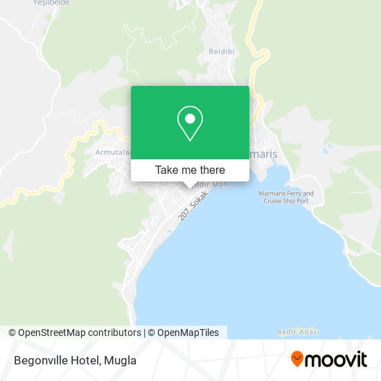 Begonvılle Hotel map